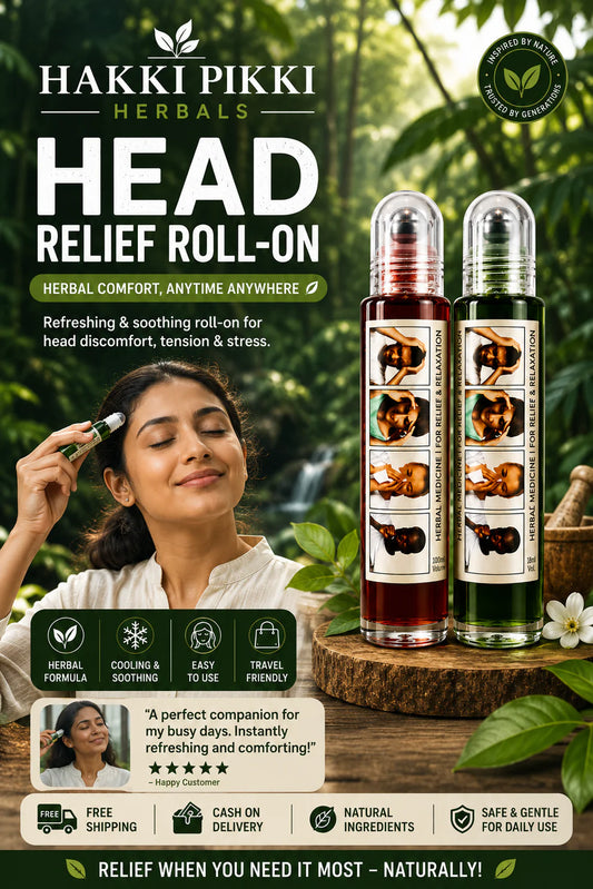 Migraine and Headache Instant Pain Relief Roll On - Pack of 2
